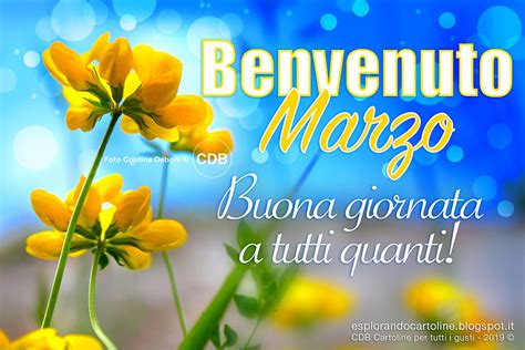 Cartoline Per Tutti I Gusti Cartolina Benvenuto Marzo Buona