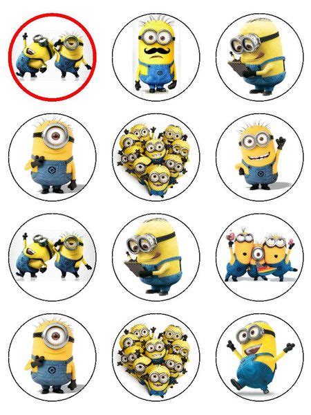 Minion Cake Topper Printable