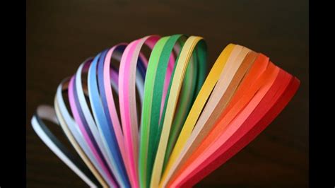 How To Make Your Own Quilling Paper Strips Learn Crafts Paper Strips