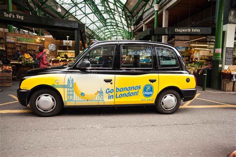 Chiquita Go Bananas In London Taxi Advertising On Behance