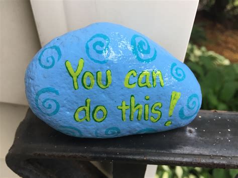 You Can Do This Hand Painted Rock By Caroline The Kindness Rocks