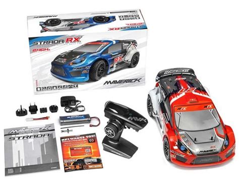 Maverick Strada Red Rx Rally Brushless Rtr Cod Mv