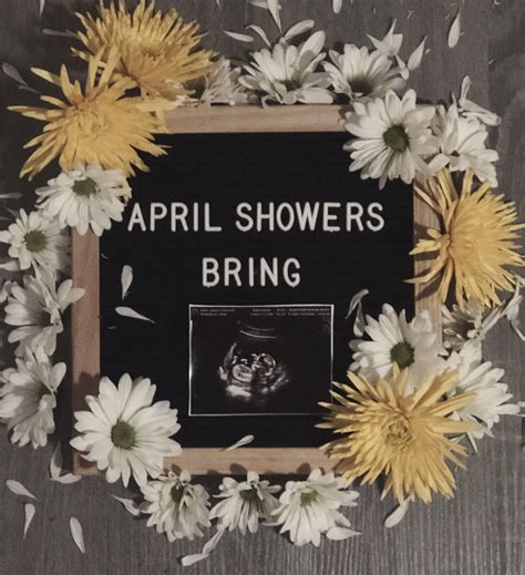 Our April Baby Announcementannouncement April Baby