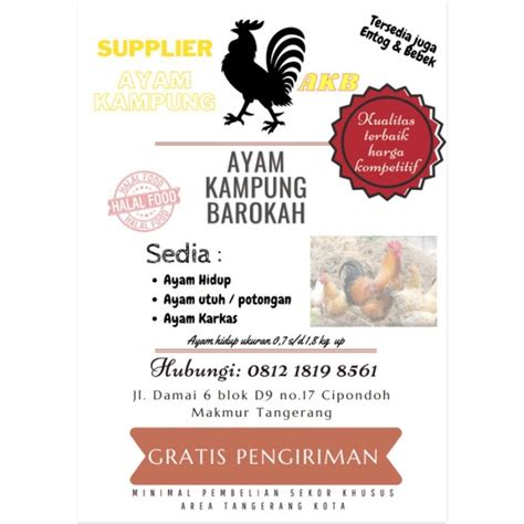 Jual Ayam Kampung Asli Fresh Pesan Baru Dipotong Bisa Gojek Indonesia