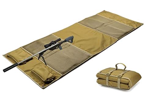 Mozeto Shooting Mat Extra Large Shooting Mats Prone Padded With Two