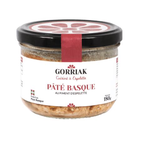 Pâté basque au Piment d Espelette Gorriak