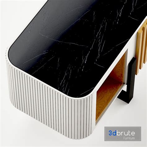 Modern TV Table 3d model Buy Download 3dbrute