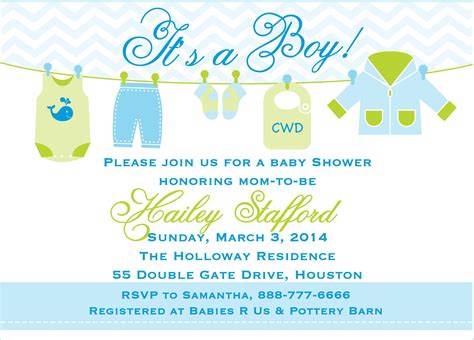 Baby Boy Shower Invitations Baby Shower Invitations For Boys Free