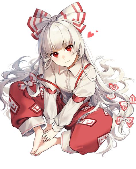 Fujiwara No Mokou Fujiwara No Mokō Touhou Image By Jill Pixiv Id