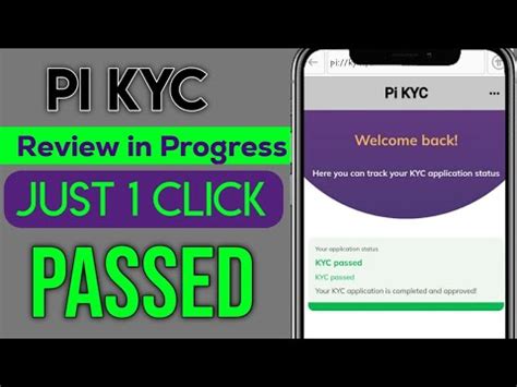 Pi Kyc Approved In Click Pi Kyc Review In Progress Pi Network