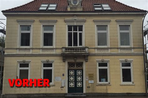 Altbau Fassade Vorher Nachher Maler Disli