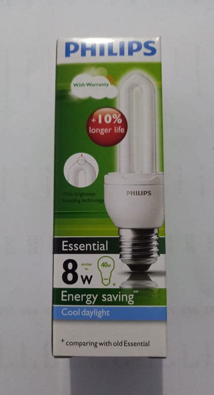 Lampu Philips Essential Putih 8 Watt