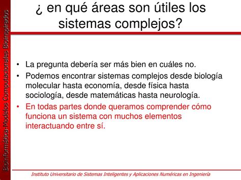 Ppt Ciencia De Los Sistemas Complejos Powerpoint Presentation Free Download Id884896