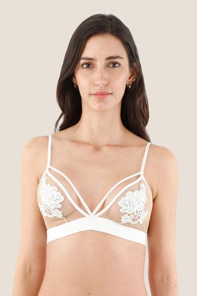 Bralette Sexy Con Tiras Ellipse Lingerie Lencería Femenina Colombiana Ellipse Lingerie