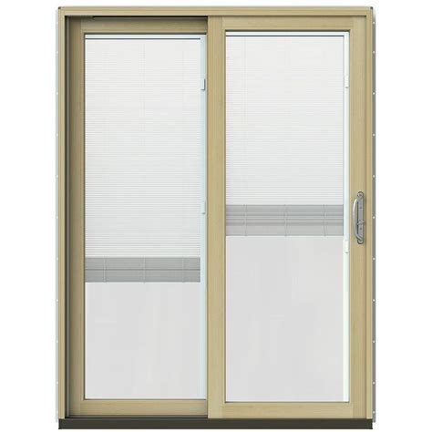 JELD WEN 60 In X 80 In W 2500 Contemporary White Clad Wood Left Hand