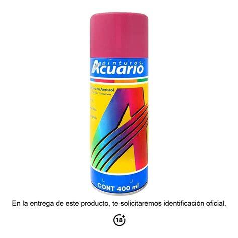 Pintura En Aerosol Acuario Rosa Fluorescente Ml Walmart