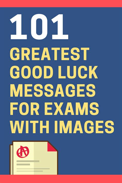 101 Good Luck Messages For Exams With Image Quotes