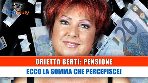 Orietta Berti Pensione Ecco La Somma Che Percepisce YouTube