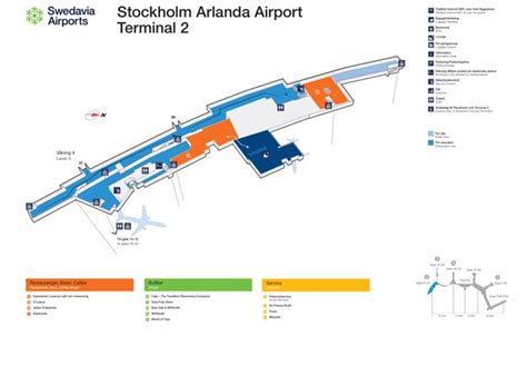 Stockholm Arlanda Airport Arn Terminal Maps Shops Restaurants Food