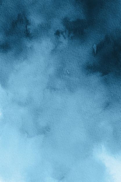 Premium Photo Indigo Watercolor Background Paper Texture