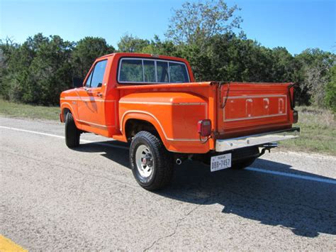 1981 F150 Flareside 4x4 Factory Special Order Paint All Original For