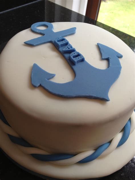 Pin By Aileen Finkel On Cakes Nautical Birthday Cakes Nautical Cake