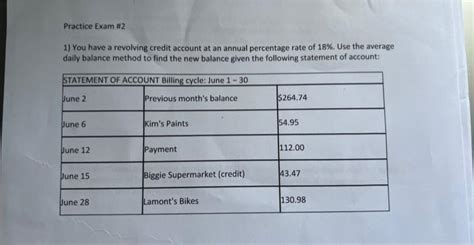 Solved You Have A Revolving Credit Account At An Annual Chegg