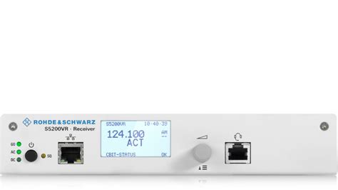 R&S®Series5200 ATC radios for voice and data communications | Rohde ...