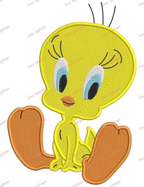 Tweety Fill Embroidery Design Machine Embroidery Instant