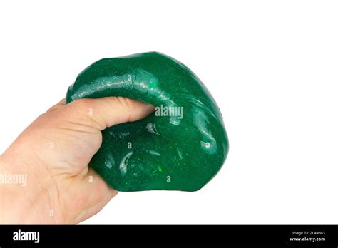 Hand Holding Green Lime Isolated On White Stock Photo Alamy