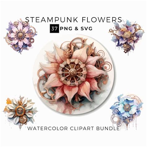 Steampunk Flower Etsy