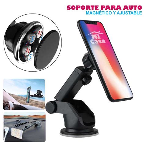 Soporte magnético de celular para auto Mi Casa