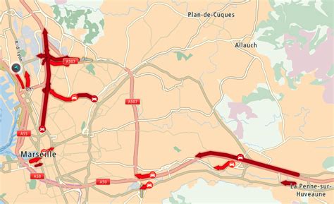 En Direct A7 Marseille Accident Et Bouchon Important Entre Les