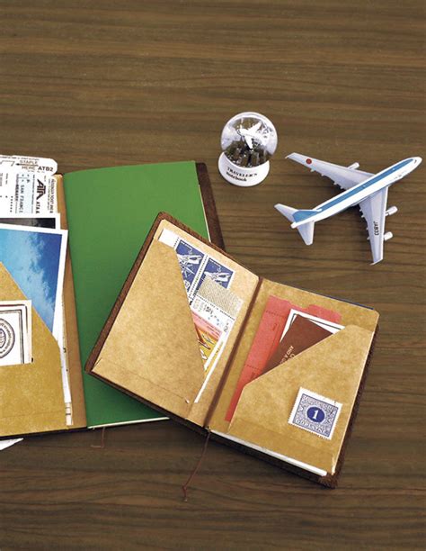 Refill 010 Kraft Paper Folder Passport Size TRAVELER S Notebook