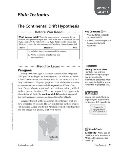 PDF CHAPTER 7 LESSON 1 Plate Tectonicscourtneyjennings Weebly