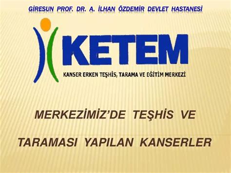 PPT GİRESUN PROF DR A İLHAN ÖZDEMİR DEVLET HASTANESİ PowerPoint