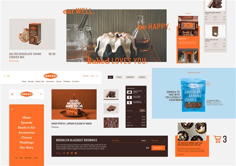 Hinterland's Tasty Branding for Baked, an Artisanal Brooklyn Bakery