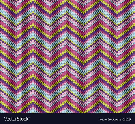 Seamless Knitted Pattern Royalty Free Vector Image