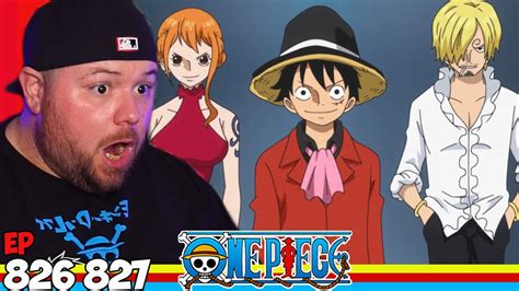 Luffy Meets Bege One Piece Episode 826 827 Reaction YouTube