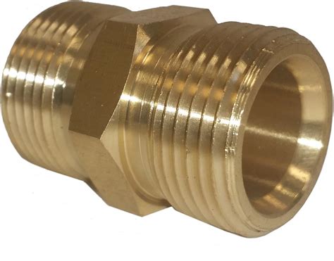 M22 14mm To M22 15mm Adapter Hose To Hose Coupler For Power Pressure