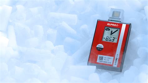 Dry Ice Data Logger Temperature Monitoring Elpro