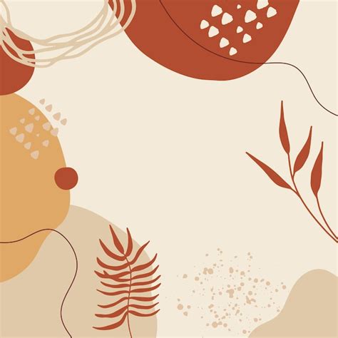 O abstrato floral nude orgânico rosa marrom tan molda o fundo textura desenhada à mão