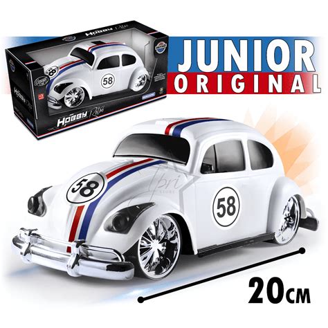 CARRINHO GRANDE DE BRINQUEDO INFANTIL HERBIE CARRO FUSCA RETRÔ CRIANÇA