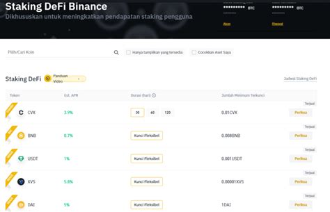 Cara Staking Di Binance Dan Raih Penghasilan Crypto