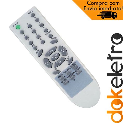 Controle LG TUBO Controle Remoto TV LG TUBO 7286 Shopee Brasil