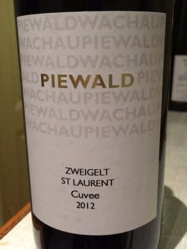 Weingut Piewald Cuv E Zweigelt St Laurent Vivino Singapura