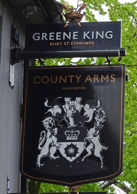 Sign For The County Arms Winchester Jthomas Cc By Sa Geograph