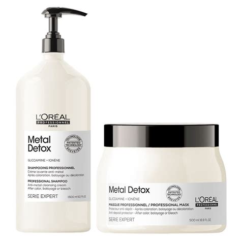 Kit L Or Al Professionnel Serie Expert Metal Detox Shampoo Ml