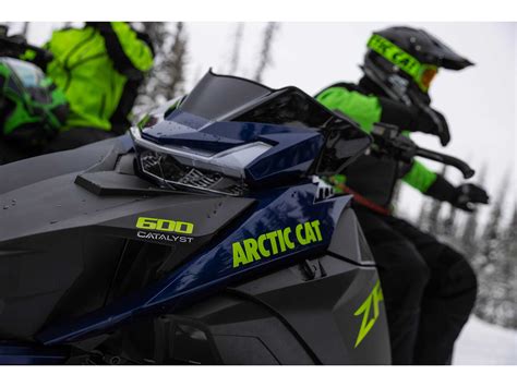 New 2024 Arctic Cat ZR 600 129 ES Galaxy Blue Snowmobiles In Thief