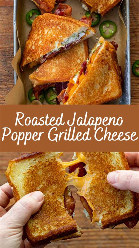 Roasted Jalapeno Popper Grilled Cheese Recipe Cheff Recipes